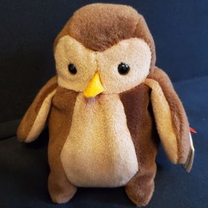 Ty Beanie Baby Hoot (8-9-95) Style 4073